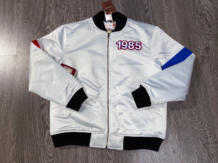 Mitchell & Ness Silver Hardwood Classics 1985 NBA All-Star Game Vintage Jacket M