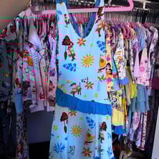 Little Sleepies Moana Ruffle Dress Dupe
