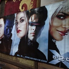 X2: X-MEN UNITED - MOVIE BANNER 6 CHARACTER BANNER - MAGNETO - STORM