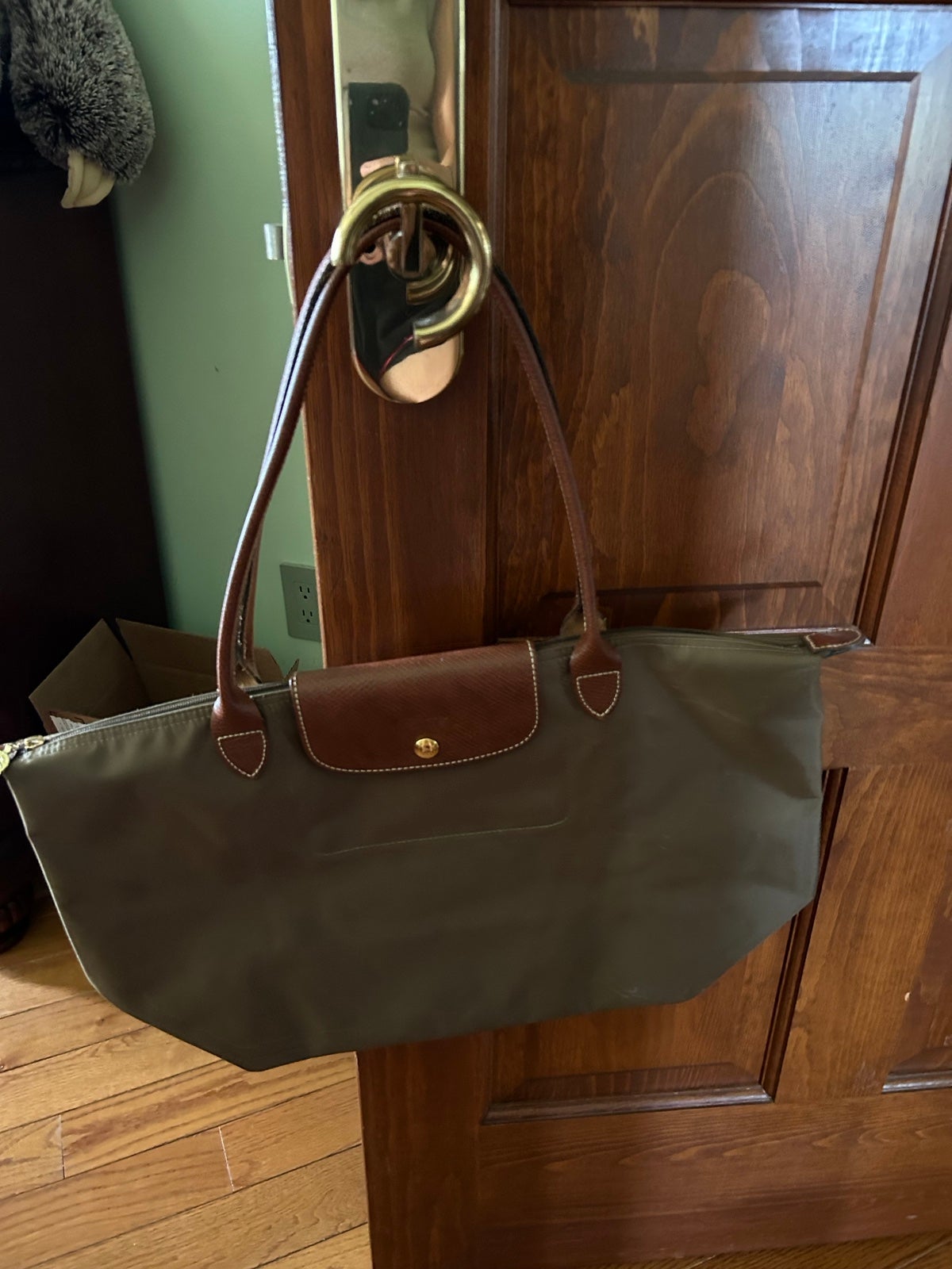 Longchamp Green Tote Bags | Mercari