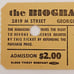 WC Fields Marx Brothers The Biograph M Street Georgetown Ticket Stubs 1960's