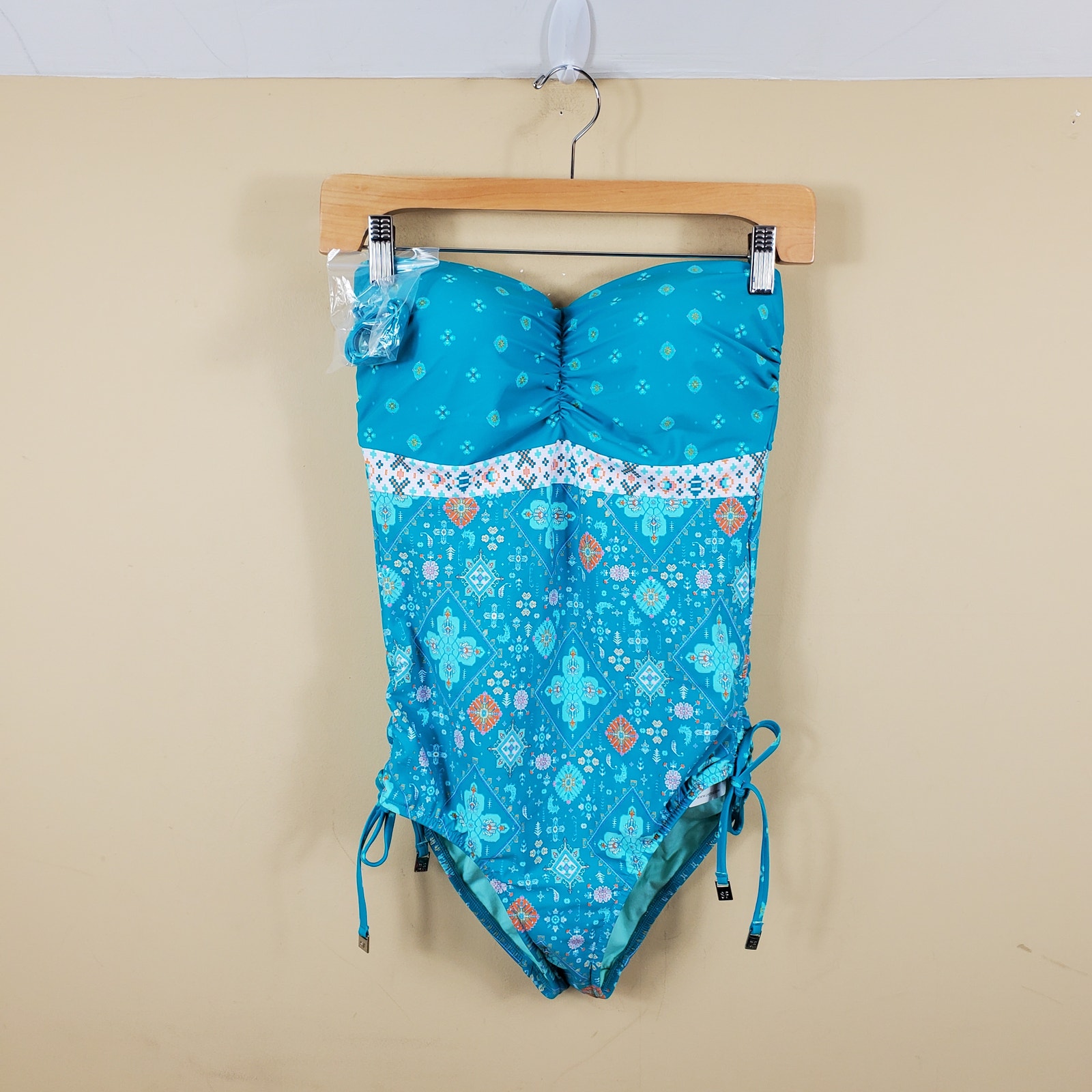 Seafolly Bandeau Swimsuit ~ Inka Gypsy Size 8