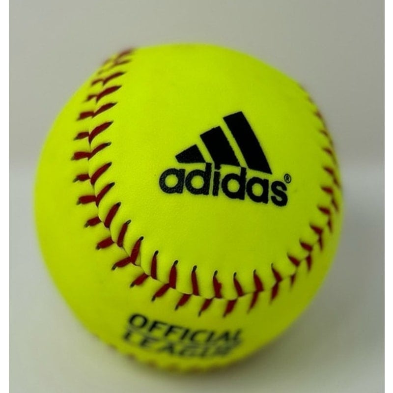 Adidas Official League Jennie Finch Double Signature Yellow Softball 12