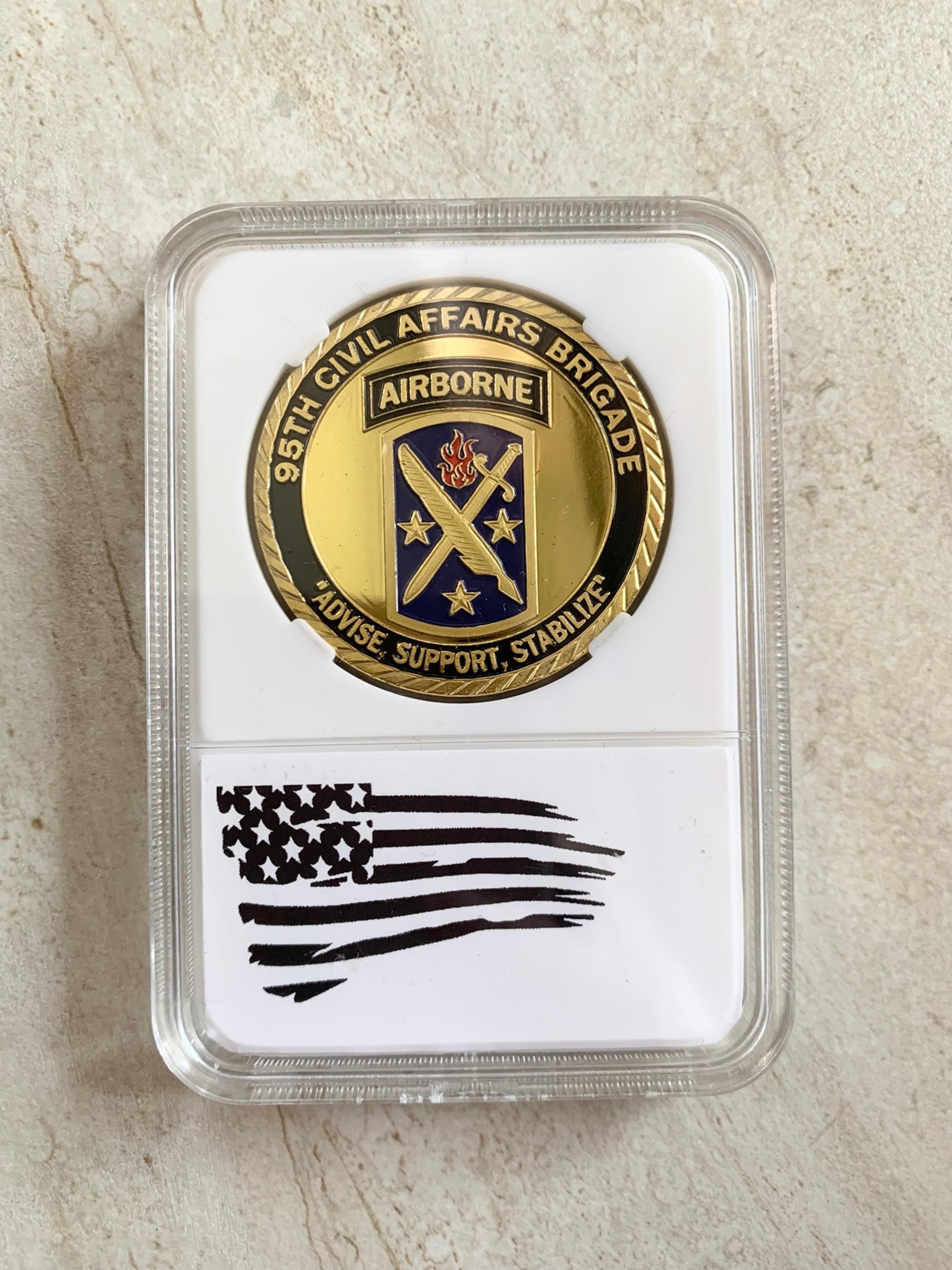 US ARMY 95th Civil Affairs Brigade Challenge Coin