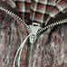 【OUR LEGACY】Boston Check Full Zip Hoodie Size 46