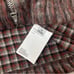 【OUR LEGACY】Boston Check Full Zip Hoodie Size 46