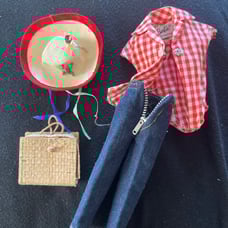 Barbie fishing outfit - picnic set #967 1959/61