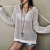 Brand New hallow knit hoodie L