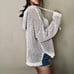 Brand New hallow knit hoodie L