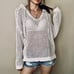 Brand New hallow knit hoodie L