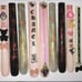 Hand crafted custom 5XL long acrylic press on nails sz Medium