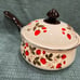 Vintage Strawberries and Cream saucepan by Sheffield