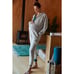 FP Movement x Hatch NWT Heather Grey Warm Up Maternity Hoodie Jumpsuit XS