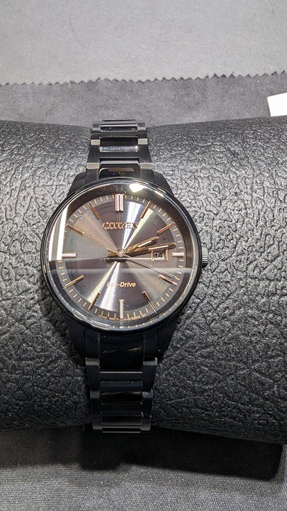 Citizen Eco-Drive EW2595-57E Casual Black Stainless Steel Ladies Watch - MXW8