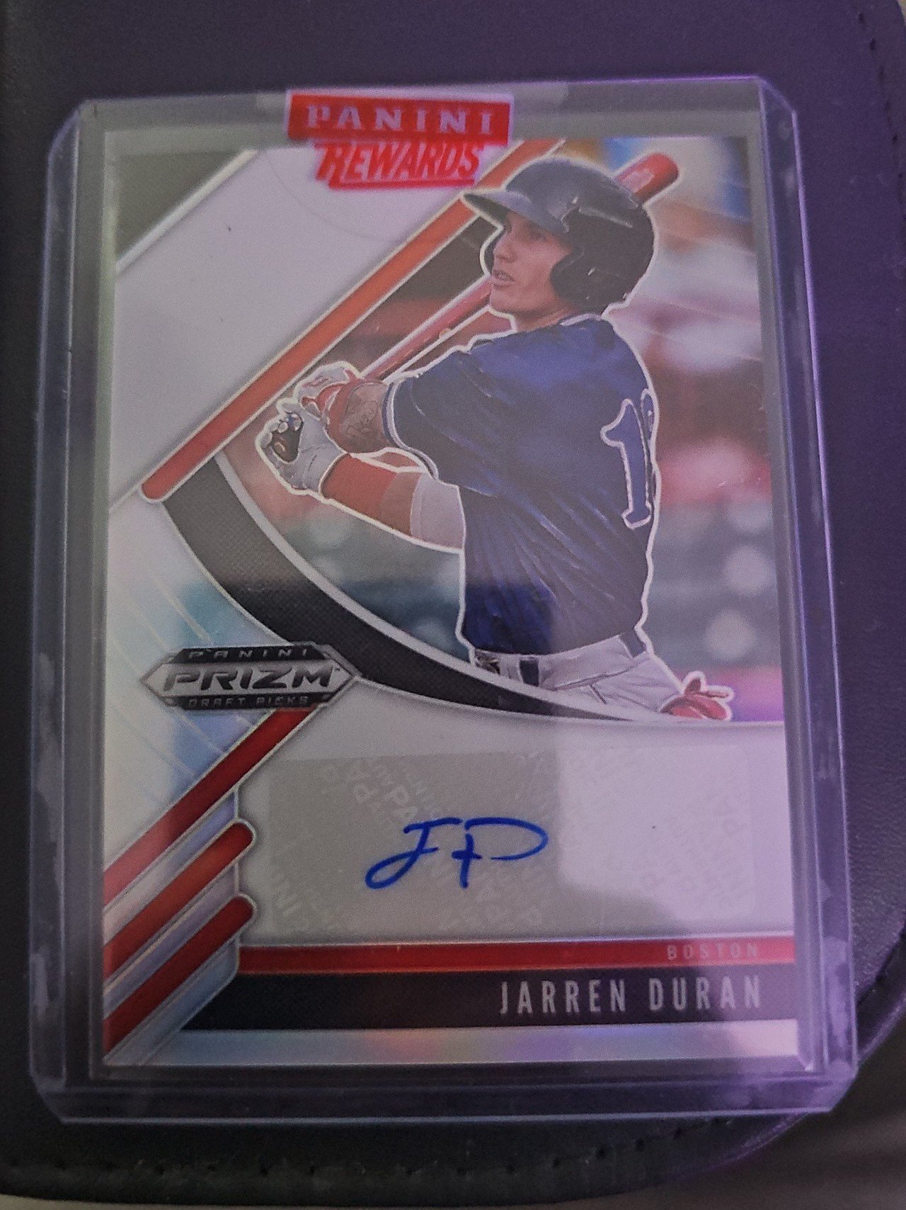 2020 panini prizm auto Jarren Durran