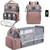Folding Mommy Bag Lightweight Portable Folding Crib Bed Large-capacity Baby Back
