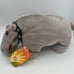 New Folkmanis NCIS Bert Farting Hippo Hand Puppet Plush Collar Sound Box Tags