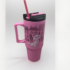 Disney The Aristocats Marie Stainless Steel Tumbler, Disney Marie Tumbler