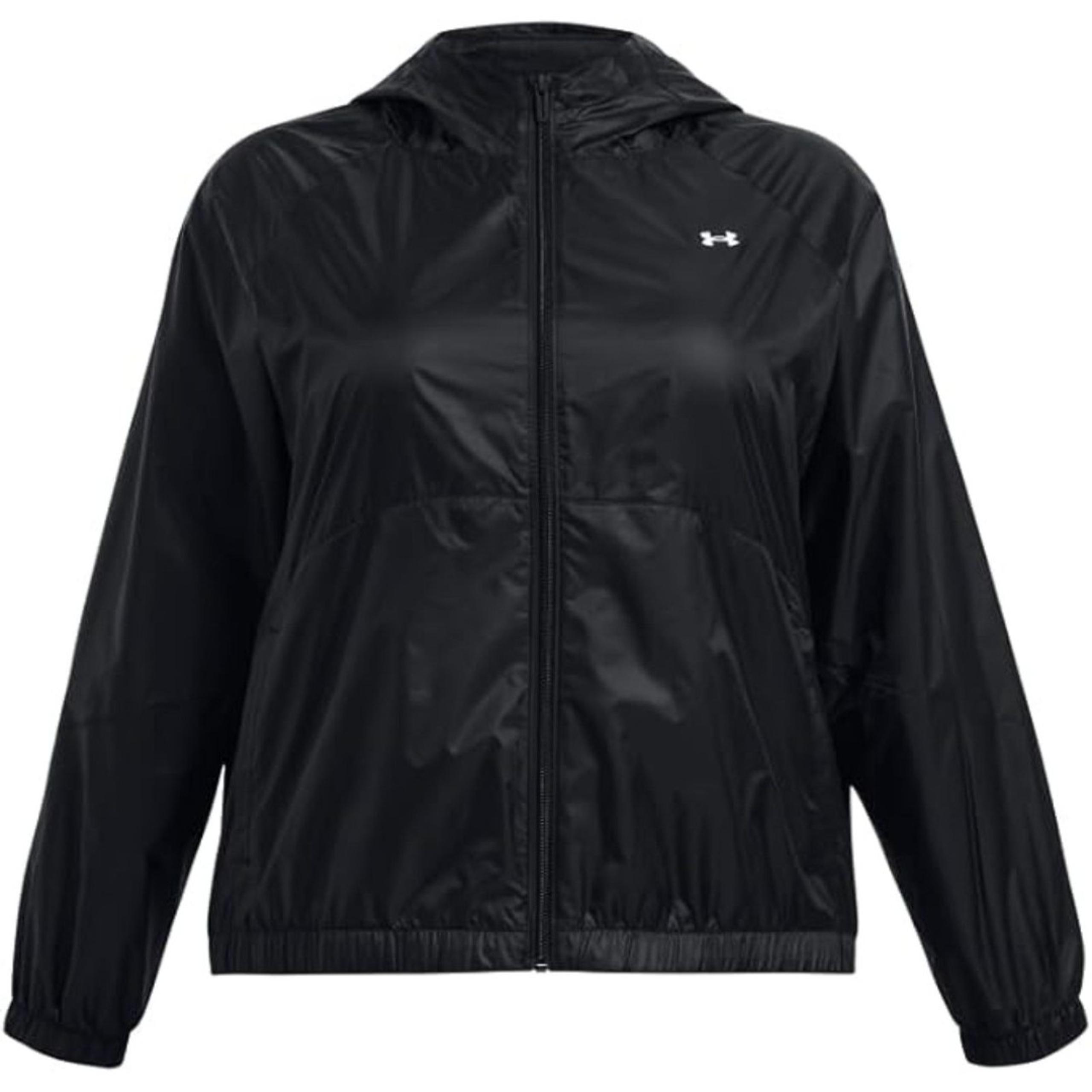 Under Armour Women's Sport Windbreaker Jacket, UA Hoodie Running Jacket Size 1X