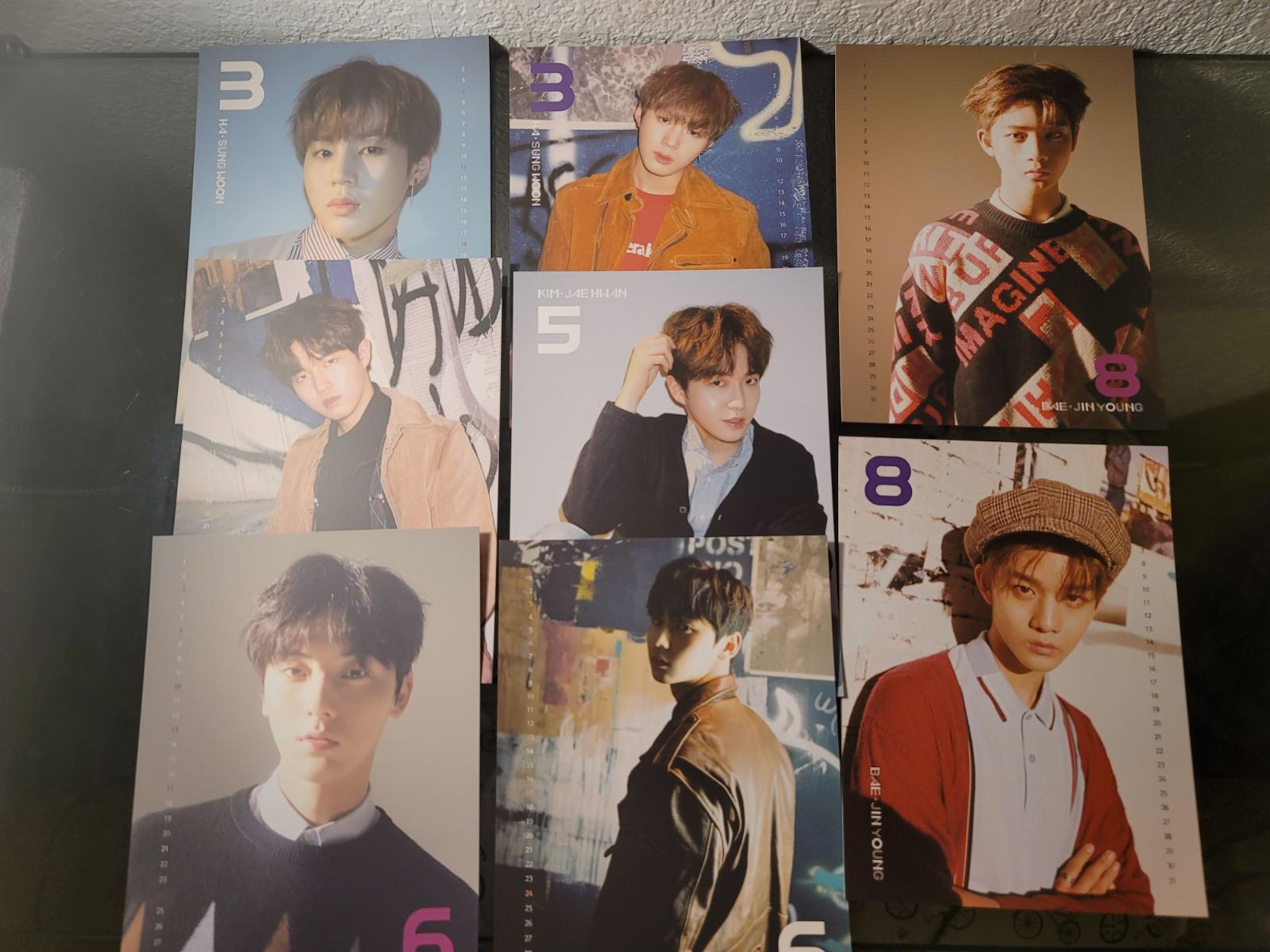 WANNA-ONE Nothing Without You postcards