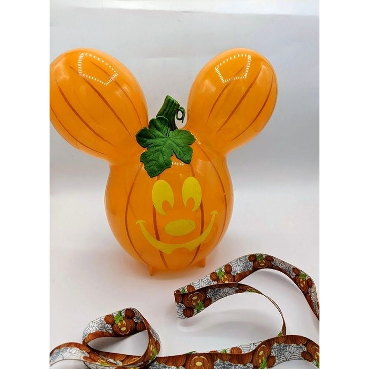 Disney Parks Mickey Mouse Pumpkin Head Balloon Popcorn Bucket Halloween World