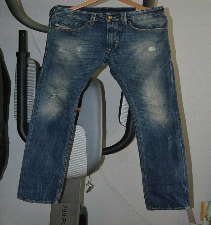 Mens Diesel Thavar Wash 008B9 slim skinny jean