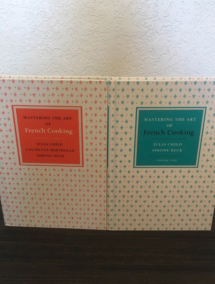 JULIA CHILD - Mastering the Art of French Cooking Vols 1 & 2 Box Set, Hardcovers