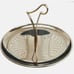 MCM Atomic Starburst Chrome Serving Tray