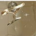 MCM Atomic Starburst Chrome Serving Tray