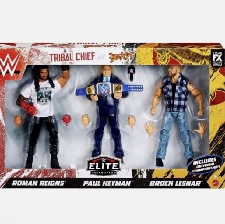 WWE Elite Beast Incarnate vs Head of the Table AMAZON EXCLUSIVE