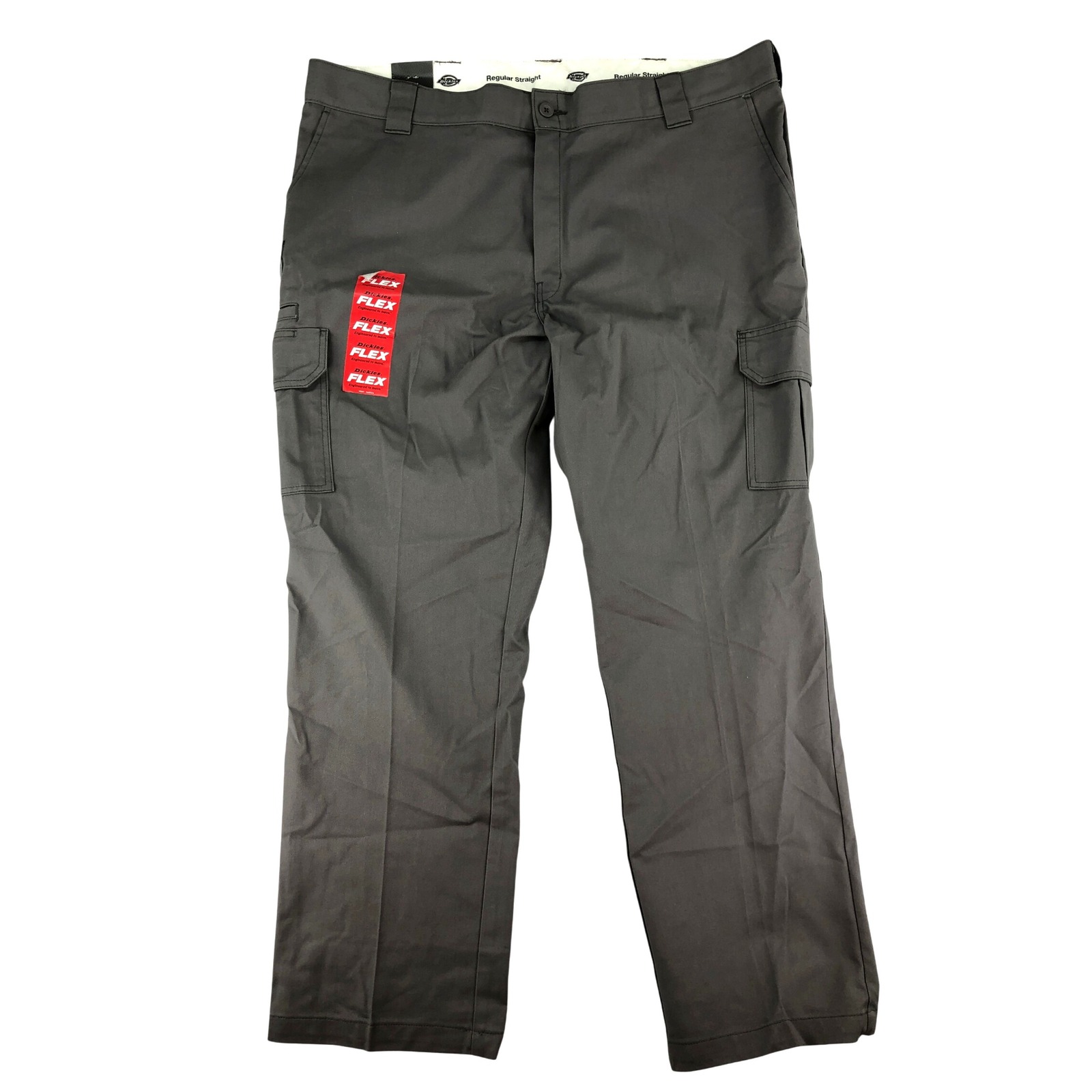 Dickies Flex Work Pants Mens 44x32 Regular Fit Cargo Straight Leg Stain Release