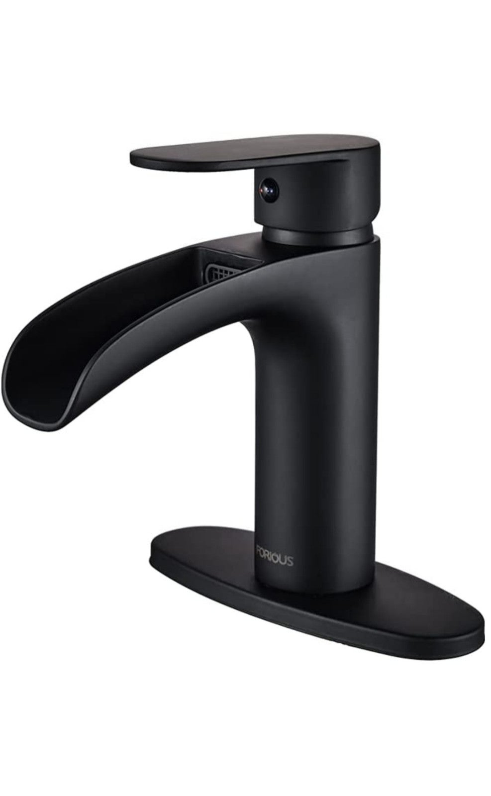 NEW Matte Black Waterfall Bathroom Faucet