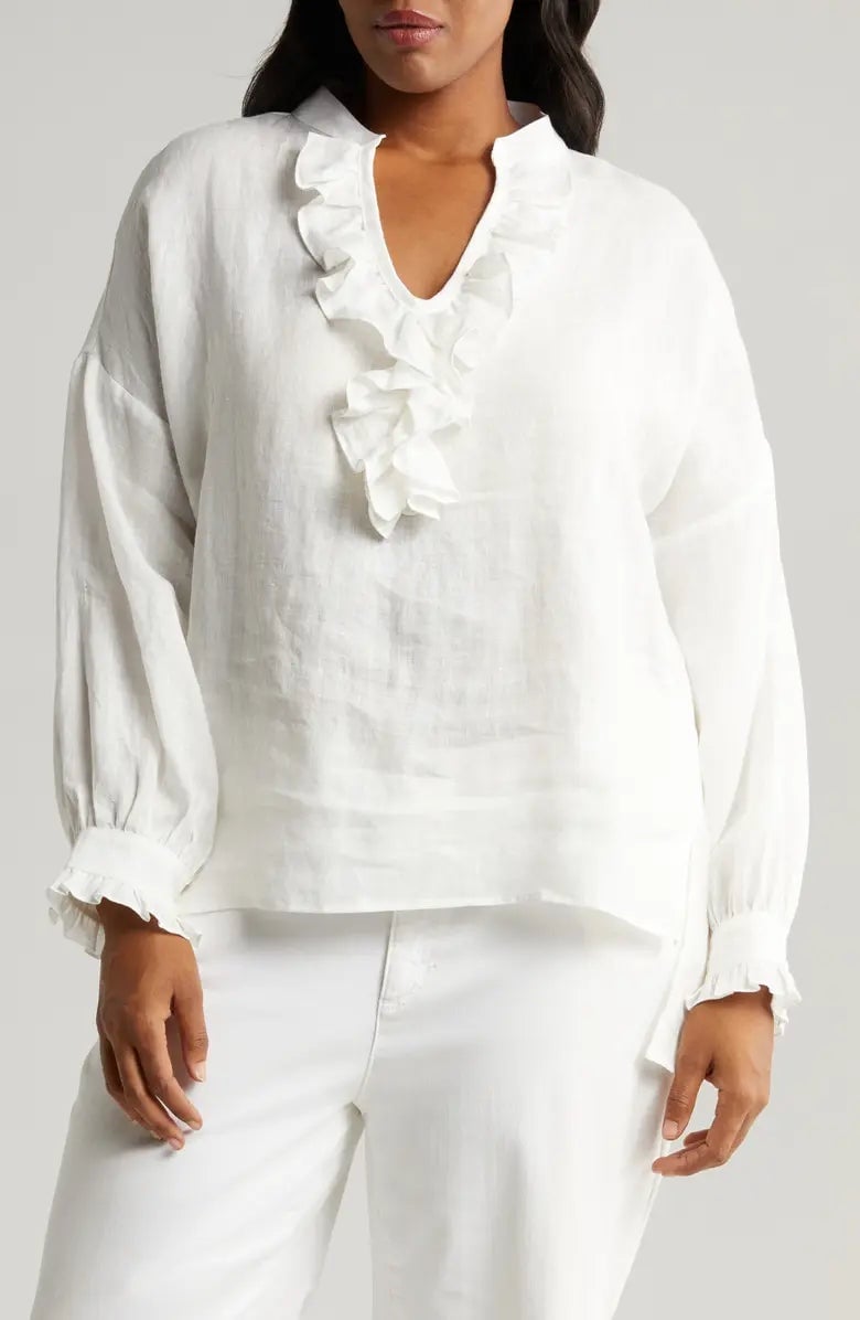 HARSHMAN CORDELIA POPOVER BLOUSE 2X NWT