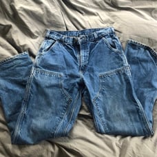 cahartt double knee Vintage blue jeans