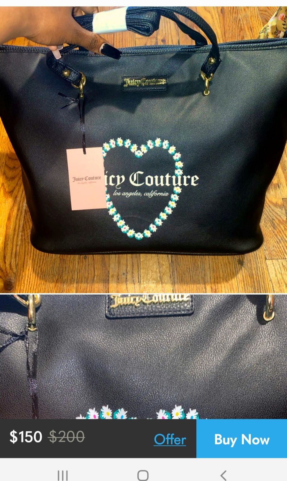 Brand New Never Used JUICY COUTURE Tote/