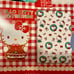 Hello Kitty Christmas Tree Dress Wreath Pink Bows TWIN 60 x 90 Throw Blanket