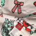 Hello Kitty Christmas Tree Dress Wreath Pink Bows TWIN 60 x 90 Throw Blanket