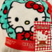 Hello Kitty Christmas Tree Dress Wreath Pink Bows TWIN 60 x 90 Throw Blanket