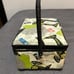 SINGER 07281 Vintage Sewing Basket with Sewing Kit Accessories, 10.5 long x 8