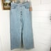 Reformation Jeans Olive High Waist Jeans Wide Leg Button Fly NWT Size 30