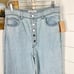 Reformation Jeans Olive High Waist Jeans Wide Leg Button Fly NWT Size 30