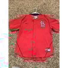 Nike St Louis Cardinals MLB Red/White Jersey Size Large