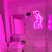 Lady Neon Signs Dimmable Lady LED Neon Signs 15.7X8.9 inches,Pink