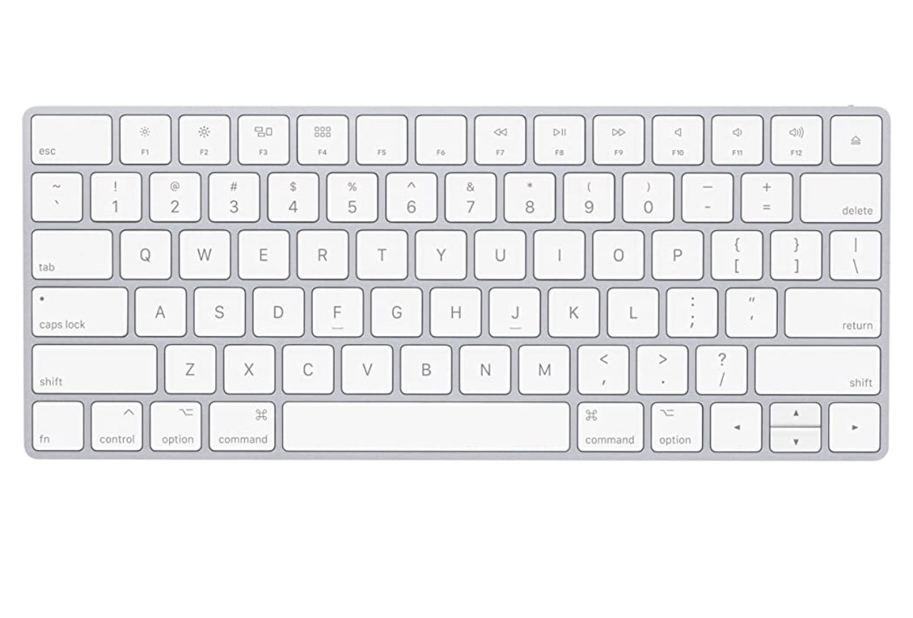 APPLE MAGIC KEYBOARD, SILVER/WHITE- MK2A3LlA model A2450