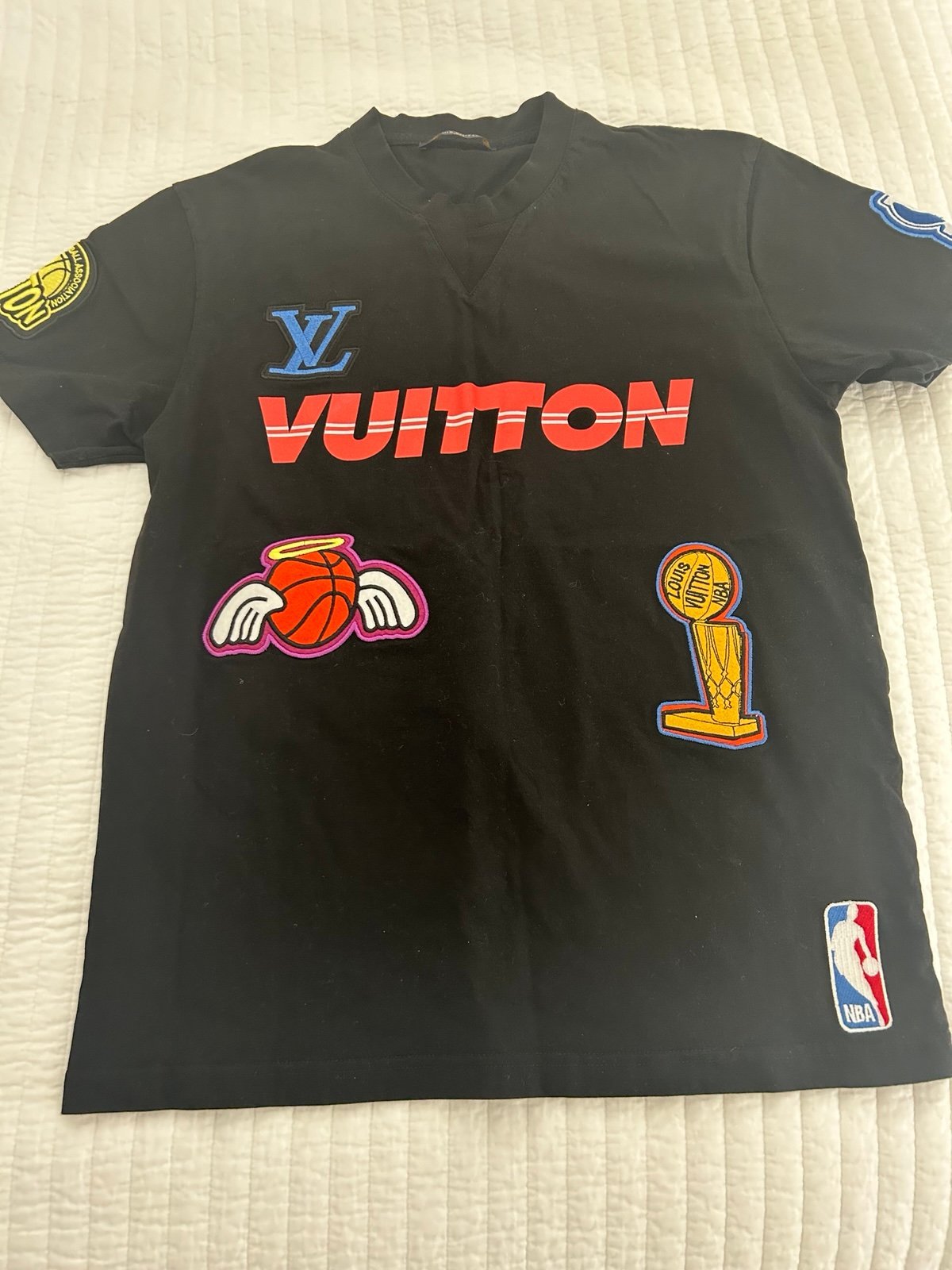 Men's LOUIS VUITTON x NBA Crossover Round Neck t-shirt