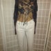Lilly Pulitzer white denim cropped jeans