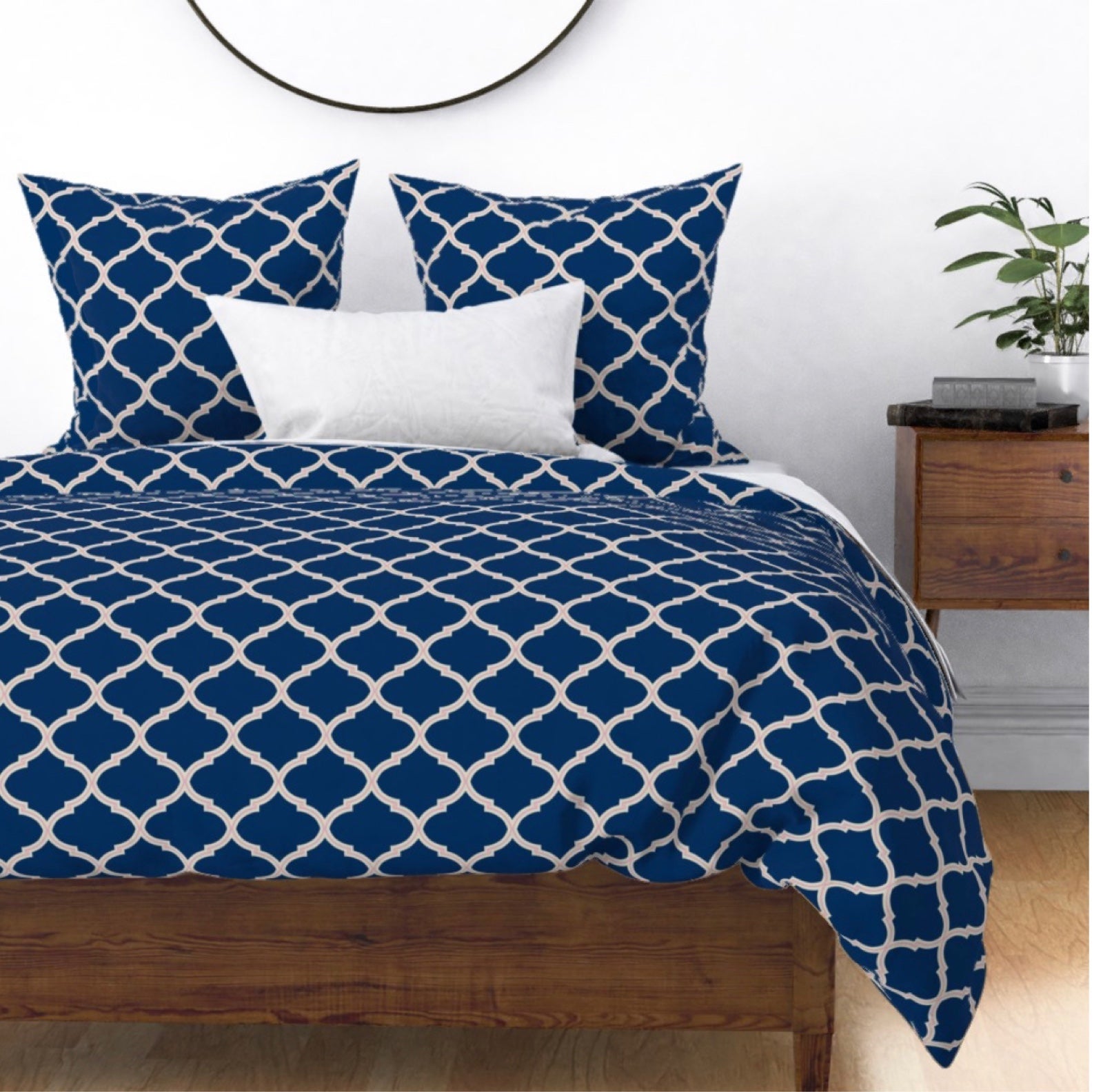 NEW w/o tags TRELLIS Geometric BoHo Duvet Set -King (nwot)