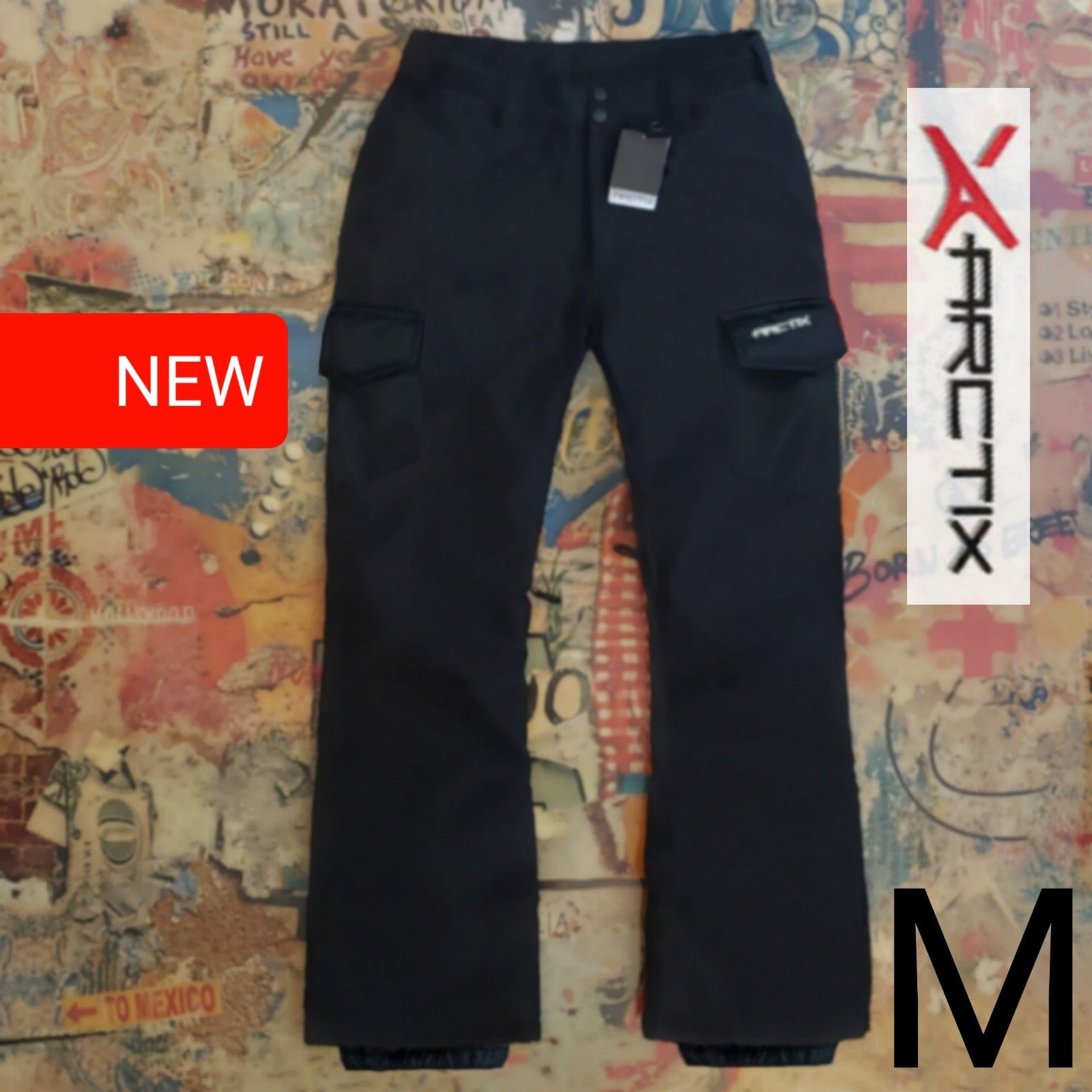 100 New Womens 5K Insulated Cargo Snowboard Pant / Ski Pant! M