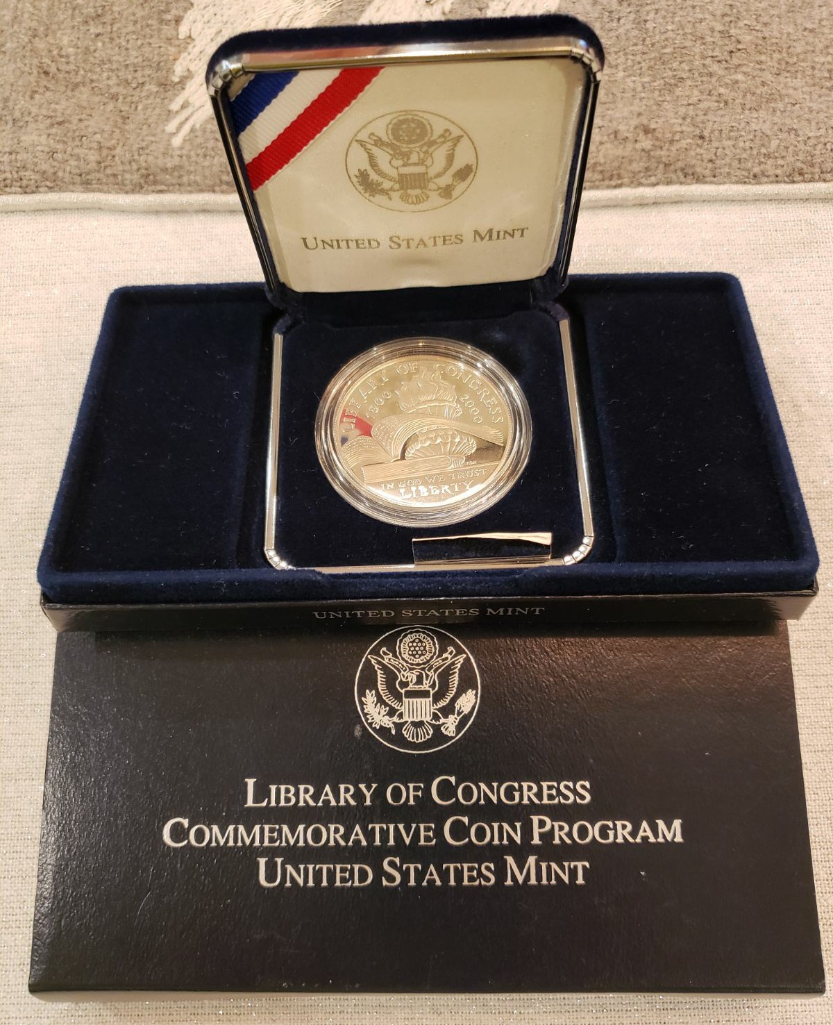 2000 P Library of Congress Commemorative coin