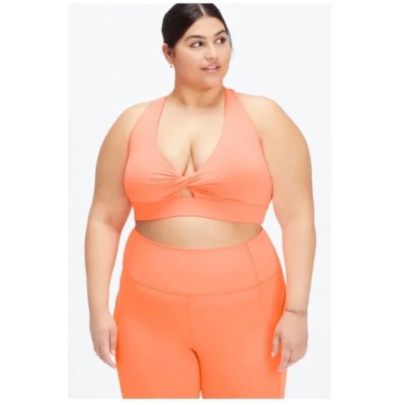 FABLETICS Oasis Twist Sports Bra Melon 1X